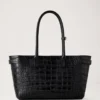 Buckle Bayswater Black Croc Nvt Women Buckle Bayswater Black Croc Nvt Women