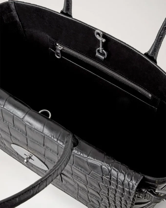 Buckle Bayswater Black Croc Nvt Women Buckle Bayswater Black Croc Nvt Women
