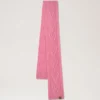 Cable Knitted Heart Scarf Rhubarb Lambswool Women Cable Knitted Heart Scarf Rhubarb Lambswool Women