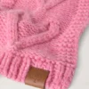 Cable Knitted Heart Scarf Rhubarb Lambswool Women Cable Knitted Heart Scarf Rhubarb Lambswool Women