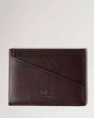 Camberwell Credit Card Slip Dark Chocolate Two-Tone Leather
