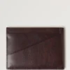 Camberwell Credit Card Slip Dark Chocolate Two-Tone Leather
