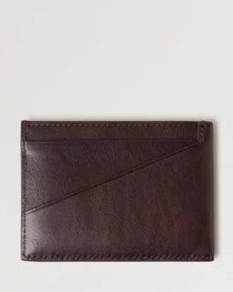 Camberwell Credit Card Slip Dark Chocolate Two-Tone Leather