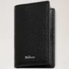 Card Case Black Small Classic Grain Men
