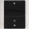 Card Case Black Small Classic Grain Men