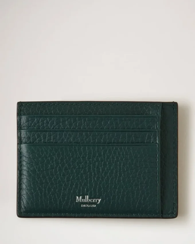 Card Holder Mulberry Green Heavy Grain Men