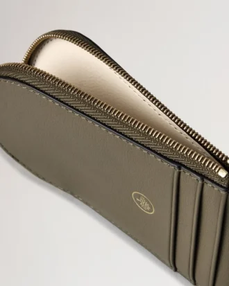 Cardholder Keyring Linen Green Micro Classic Grain