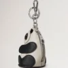 Case Keyring – Panda Black & Eggshell Small Classic Grain Case Keyring – Panda Black & Eggshell Small Classic Grain