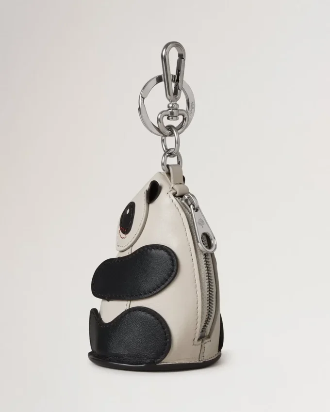 Case Keyring – Panda Black & Eggshell Small Classic Grain Case Keyring – Panda Black & Eggshell Small Classic Grain