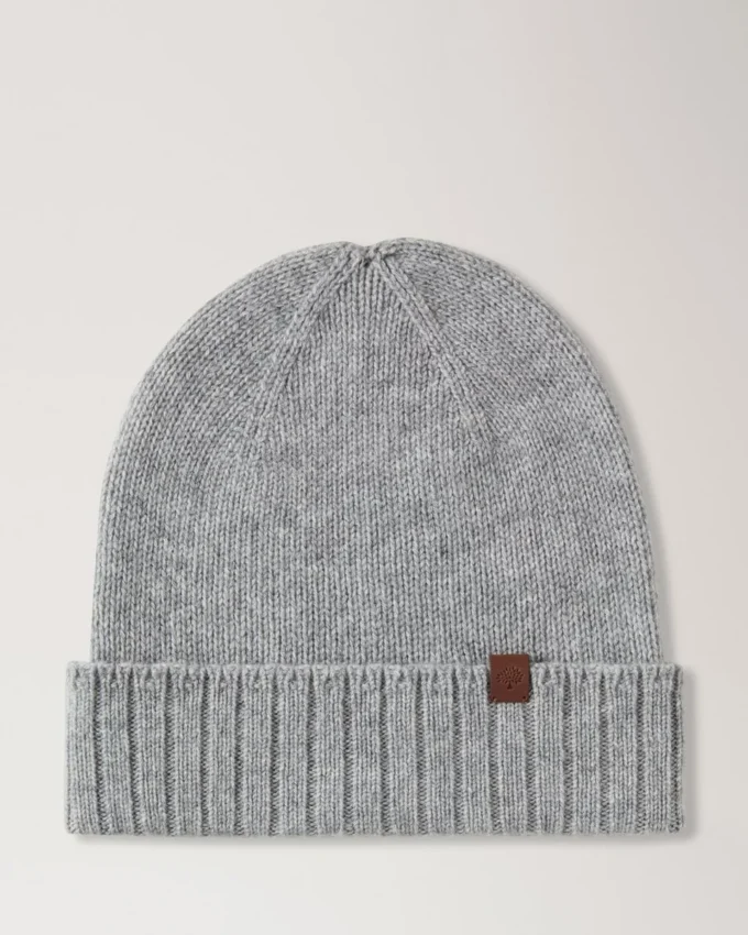 Cashmere Beanie Grey Melange Cashmere Men Cashmere Beanie Grey Melange Cashmere Men