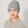 Cashmere Beanie Grey Melange Cashmere Men Cashmere Beanie Grey Melange Cashmere Men