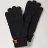 Cashmere Gloves Black Cashmere Men