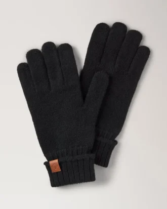 Cashmere Gloves Black Cashmere Men Cashmere Gloves Black Cashmere Men