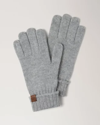 Cashmere Gloves Grey Melange Cashmere Men Cashmere Gloves Grey Melange Cashmere Men