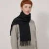 Cashmere Scarf Black Cashmere Women Cashmere Scarf Black Cashmere Women