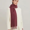 Cashmere Scarf Black Cherry Cashmere Women Cashmere Scarf Black Cherry Cashmere Women
