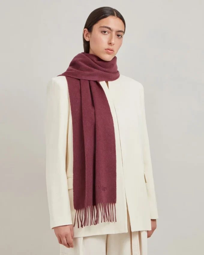 Cashmere Scarf Black Cherry Cashmere Women Cashmere Scarf Black Cherry Cashmere Women