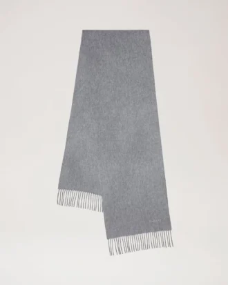 Cashmere Scarf Light Grey Melange Cashmere Wool Cashmere Scarf Light Grey Melange Cashmere Wool