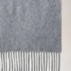 Cashmere Scarf Light Grey Melange Cashmere Wool Cashmere Scarf Light Grey Melange Cashmere Wool