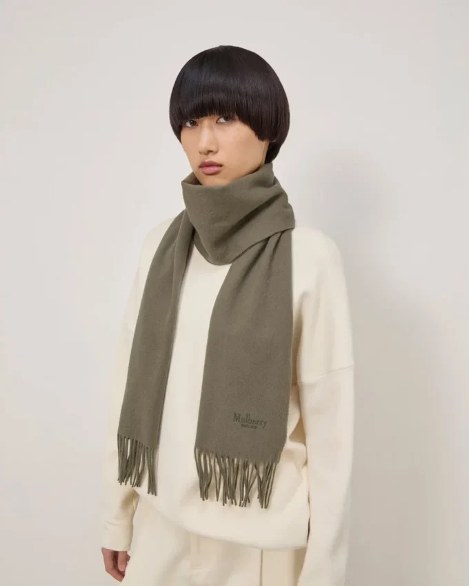 Cashmere Scarf Olive Cashmere Women Cashmere Scarf Olive Cashmere Women