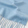 Cashmere Scarf Poplin Blue Cashmere Wool Women Cashmere Scarf Poplin Blue Cashmere Wool Women