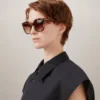 Charlotte Sunglasses Blonde Horn Acetate Women Charlotte Sunglasses Blonde Horn Acetate Women
