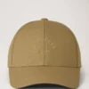 Check Lined Baseball Cap Camel Cotton Men Check Lined Baseball Cap Camel Cotton Men