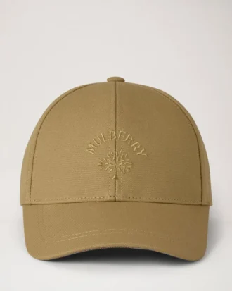 Check Lined Baseball Cap Camel Cotton Men Check Lined Baseball Cap Camel Cotton Men
