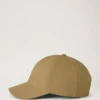 Check Lined Baseball Cap Camel Cotton Men Check Lined Baseball Cap Camel Cotton Men