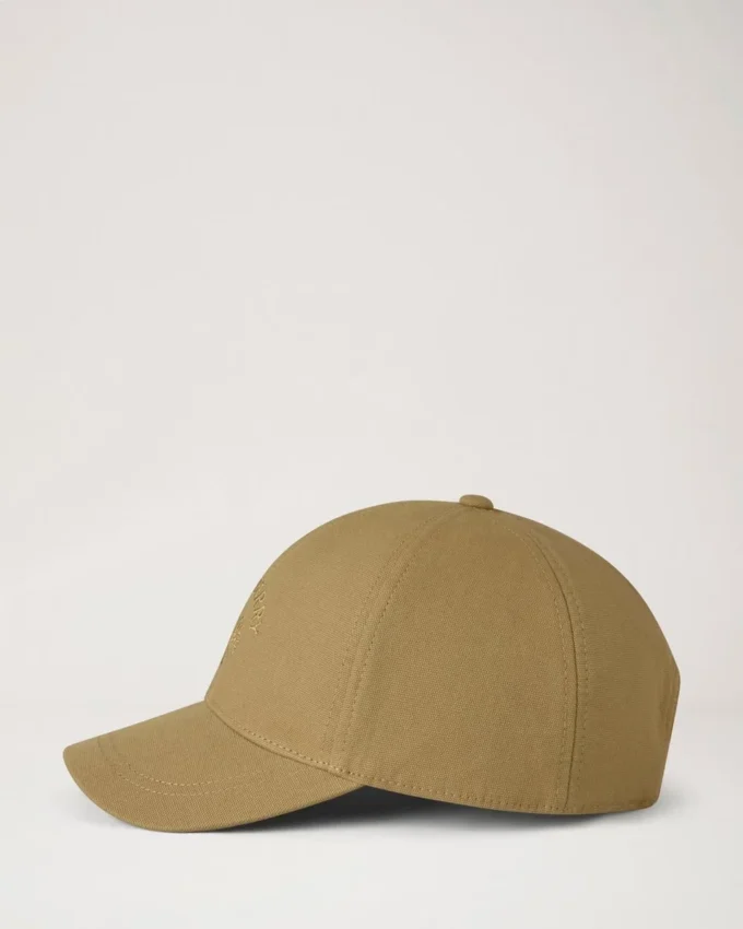 Check Lined Baseball Cap Camel Cotton Men Check Lined Baseball Cap Camel Cotton Men