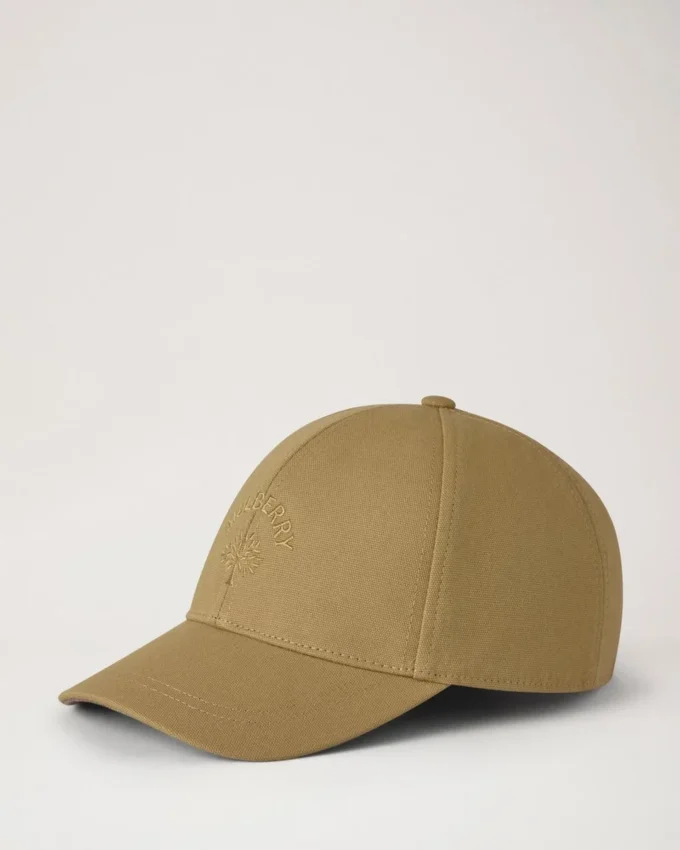 Check Lined Baseball Cap Camel Cotton Men Check Lined Baseball Cap Camel Cotton Men