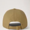 Check Lined Baseball Cap Camel Cotton Men Check Lined Baseball Cap Camel Cotton Men