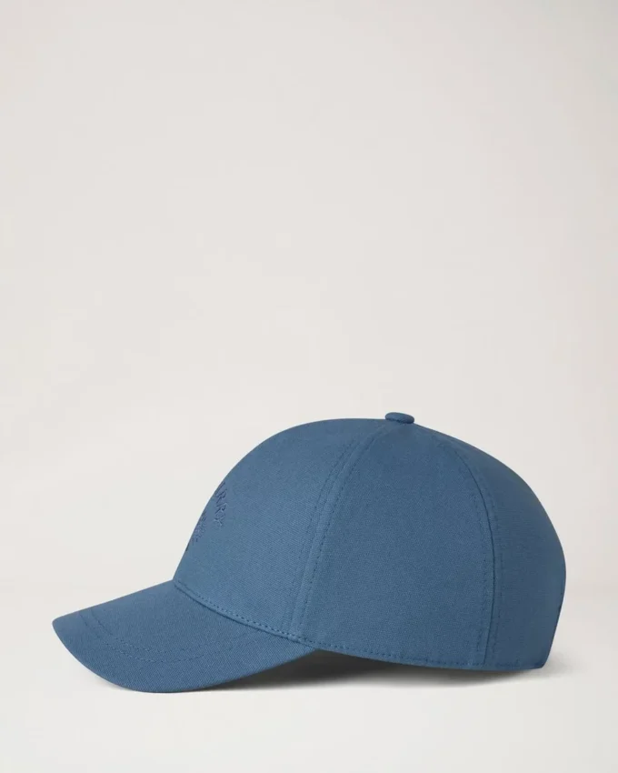 Check Lined Baseball Cap Denim Cotton Men Check Lined Baseball Cap Denim Cotton Men
