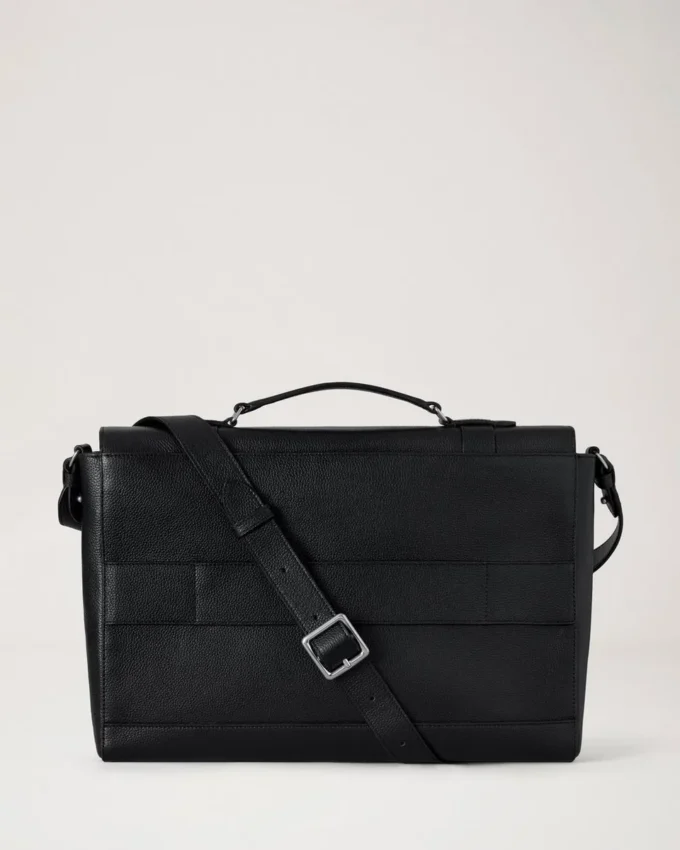 Chiltern Briefcase Black Small Classic Grain Men Chiltern Briefcase Black Small Classic Grain Men