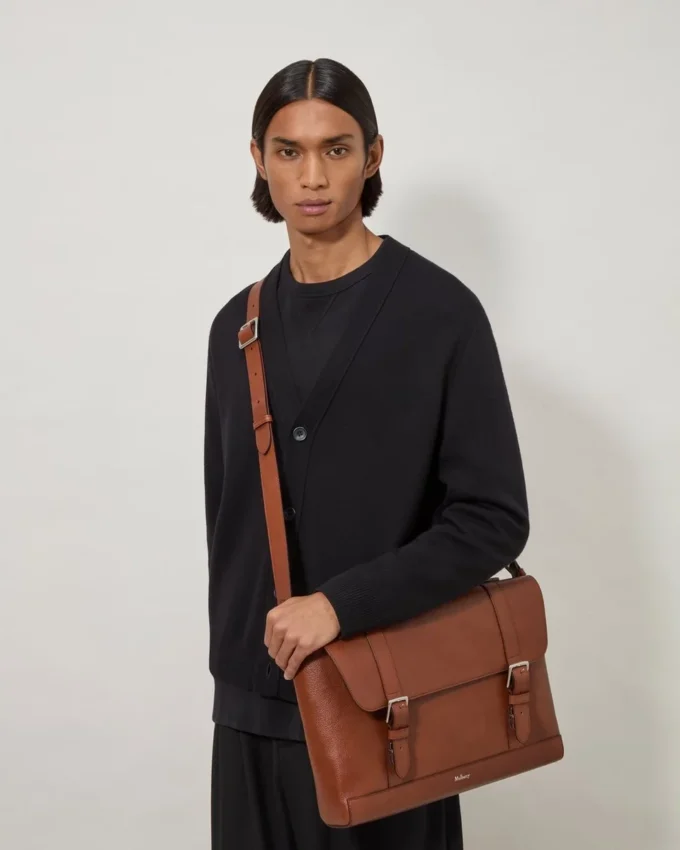 Chiltern Briefcase Oak Nvt Men Chiltern Briefcase Oak Nvt Men
