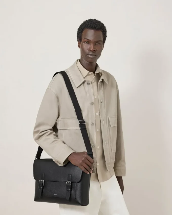 Chiltern Crossbody Messenger Black Small Classic Grain Chiltern Crossbody Messenger Black Small Classic Grain