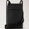 Chiltern Phone Pouch Black Small Classic Grain Men Chiltern Phone Pouch Black Small Classic Grain Men