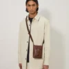 Chiltern Phone Pouch Oak Natural Vegetable Tanned