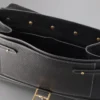 Chiltern Satchel Pre-Loved Black Grain Vegetable Tanned Chiltern Satchel Pre-Loved Black Grain Vegetable Tanned