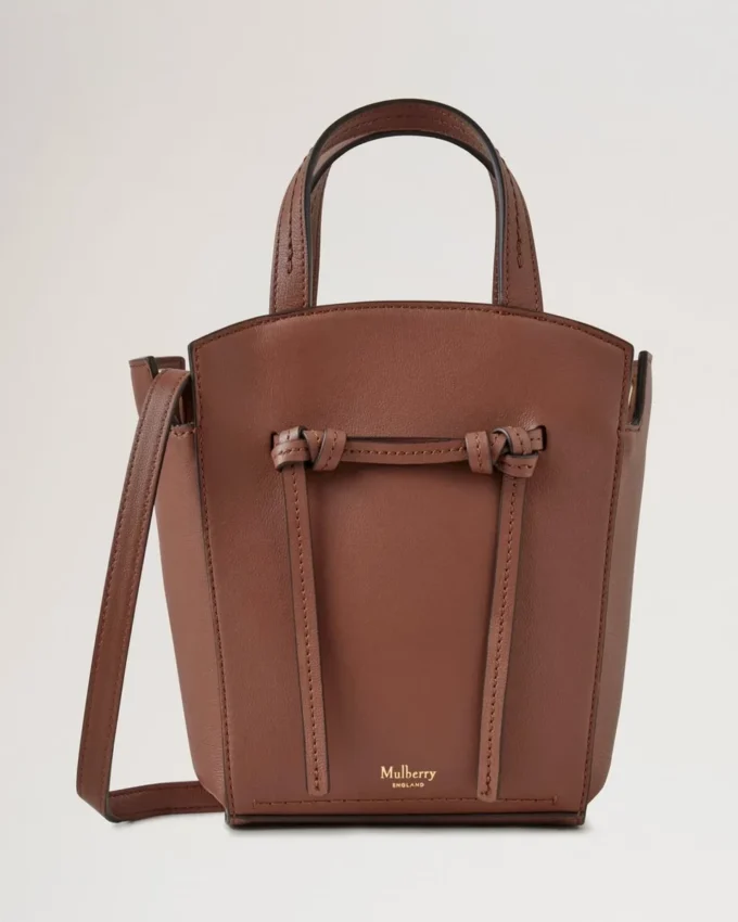 Clovelly Mini Tote Bright Oak Micro Classic Grain Clovelly Mini Tote Bright Oak Micro Classic Grain