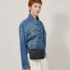 Clovelly Pouch Black Micro Classic Grain Gifts