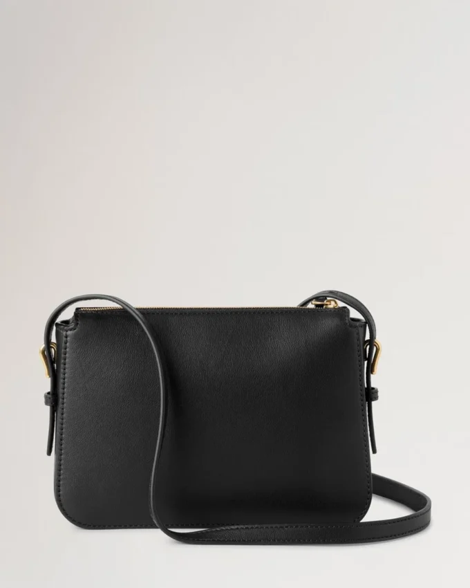 Clovelly Pouch Black Micro Classic Grain Gifts