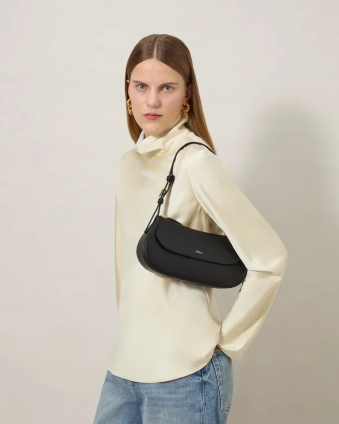 Clovelly Shoulder Bag Black Micro Classic Grain Clovelly Shoulder Bag Black Micro Classic Grain