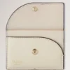 Compact Cardholder Eggshell & Linen Green Micro Classic Grain Compact Cardholder Eggshell & Linen Green Micro Classic Grain