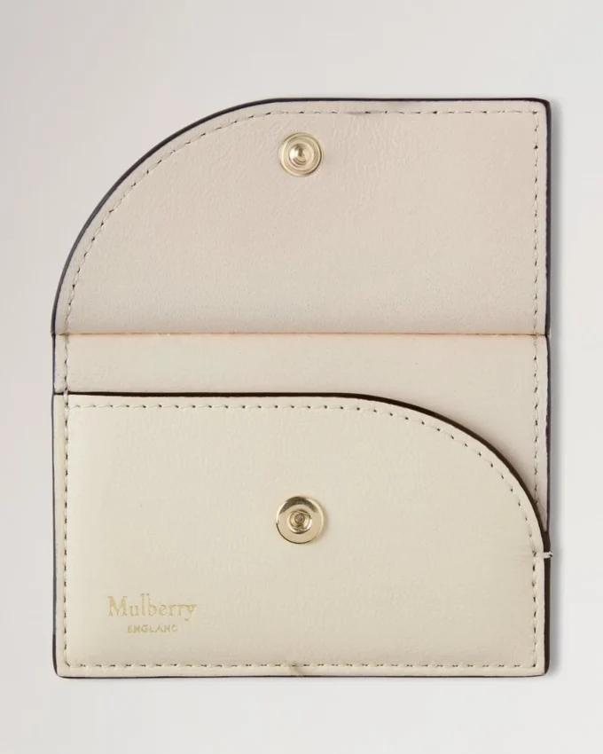 Compact Cardholder Eggshell & Linen Green Micro Classic Grain Compact Cardholder Eggshell & Linen Green Micro Classic Grain