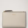 Continental Bifold Zipped Wallet Chalk Small Classic Grain Continental Bifold Zipped Wallet Chalk Small Classic Grain