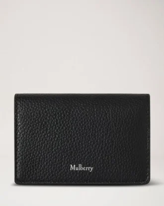 Continental Card Case Black Small Classic Grain