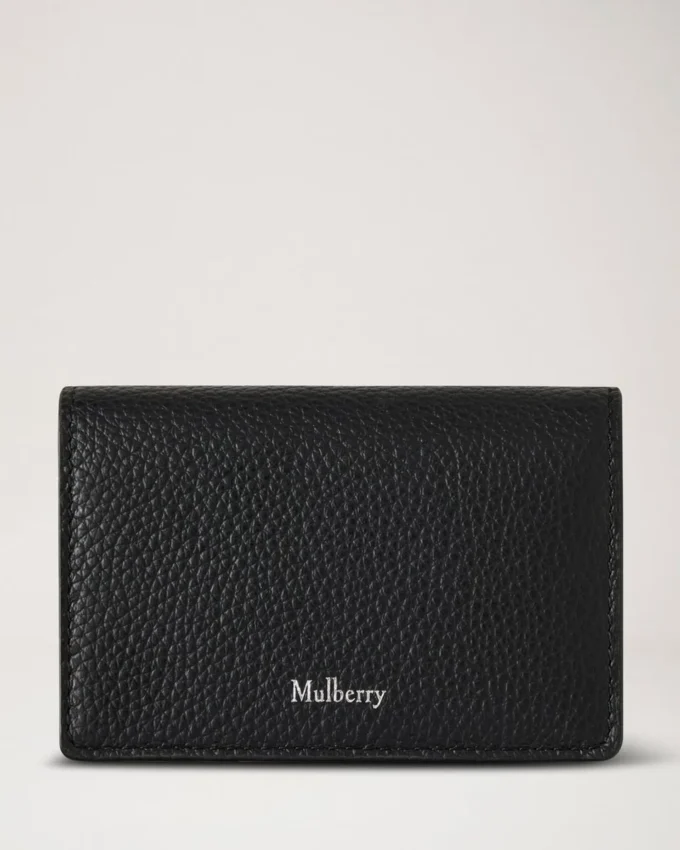 Continental Card Case Black Small Classic Grain Continental Card Case Black Small Classic Grain