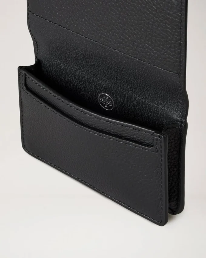 Continental Card Case Black Small Classic Grain Continental Card Case Black Small Classic Grain