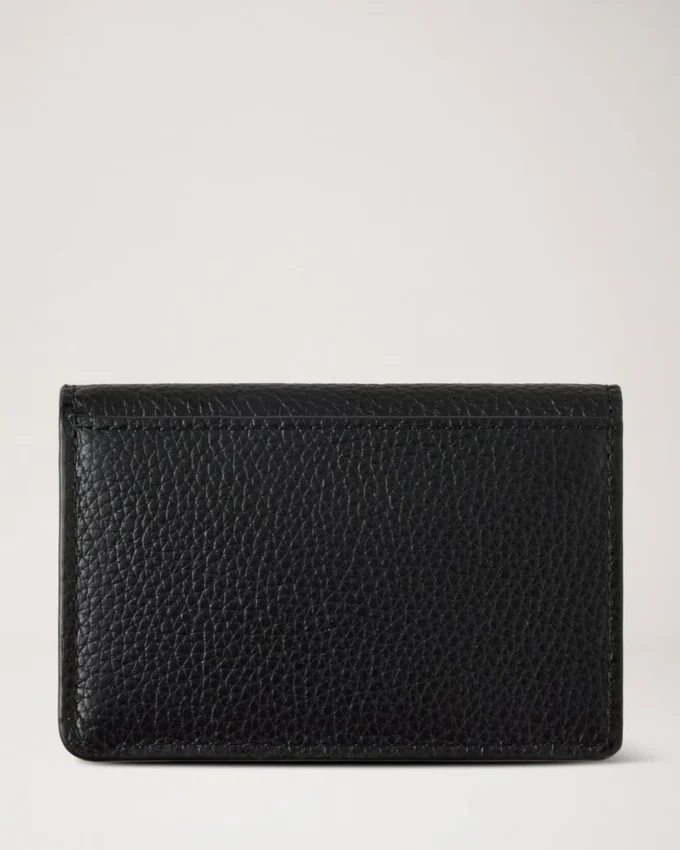 Continental Card Case Black Small Classic Grain Continental Card Case Black Small Classic Grain